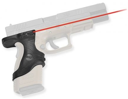 Crimson Trace Front Activation Laser Grip for Springfield Armory XD9 and XD40 Pistols, Black - LG-446