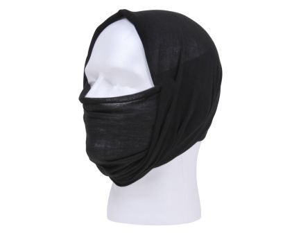 Rothco Multi-Use Neck Gaiter And Face Covering Tactical Wrap - Black