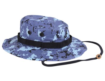 Rothco Digital Camo Boonie Hat - Sky Blue Digital Camo, Head Size 7 1-2
