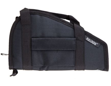 Bulldog Cases Pistol Rug w/ Pocket and Wraparound Handles, Large, Black - BD602