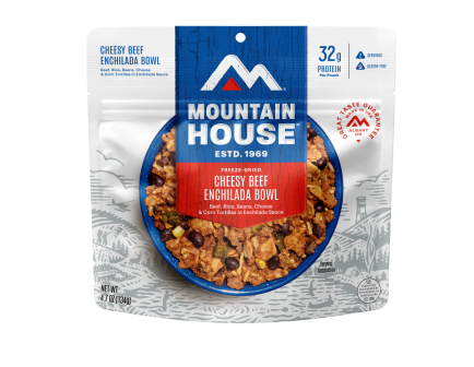 Mountain House Freeze Dried Cheesy Beef Enchilada Bowl - 55205