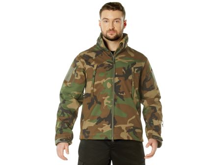Rothco Concealed Carry Soft Shell Jacket - Woodland Camo, 3X-Large
