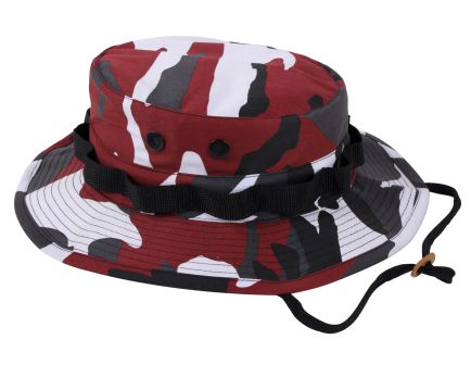 Rothco Camo Boonie Hat - Red Camo, Head Size 7