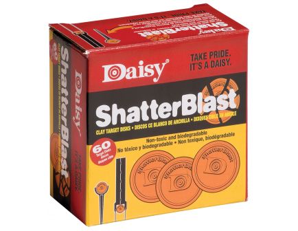 Daisy Outdoor Products ShatterBlast 2" Breakable Target, Orange, 60/pack - 990873-406