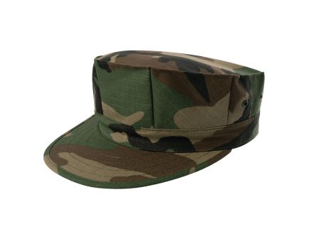 Rothco 8 Point Military Cap - Woodland Camo, X-Large