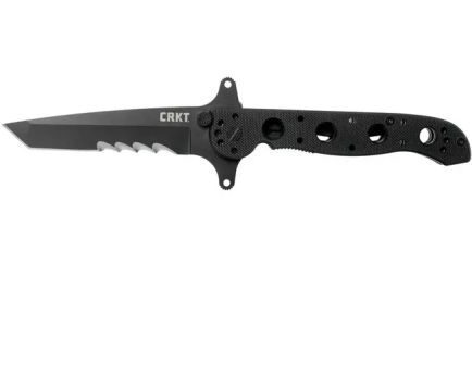 CRKT M16 Folding Knife Tanto/Veff Serration, Black
