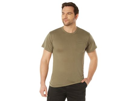 Rothco Moisture Wicking Pocket T-Shirt - Ar 670-1 Coyote Brown, 3X-Large