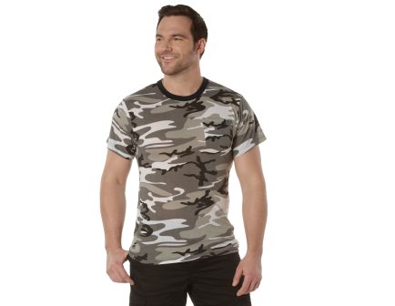 Rothco Moisture Wicking Pocket T-Shirt - City Camo, 3X-Large