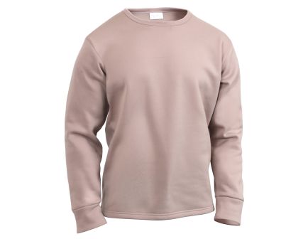 Rothco Ecwcs Poly Crew Neck Top - Desert Sand, Small
