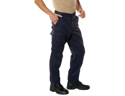 Rothco Relaxed Fit Zipper Fly Bdu Pants - Midnight Navy Blue, 2X-Large