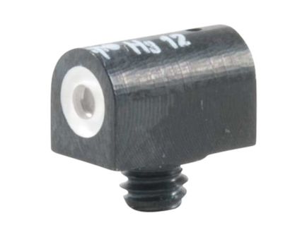 Marble Arms #5-40 Thread 3/32" Shank Tritium Shotgun Bead Sight Front, White