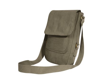 Rothco Vintage Canvas Tech Bag - Vintage Olive Drab