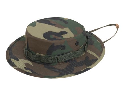 Rothco Camo Boonie Hat - Woodland Camo, Head Size 8