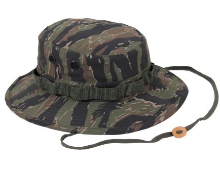 Rothco Camo Boonie Hat - Tiger Stripe Camo, Head Size 8