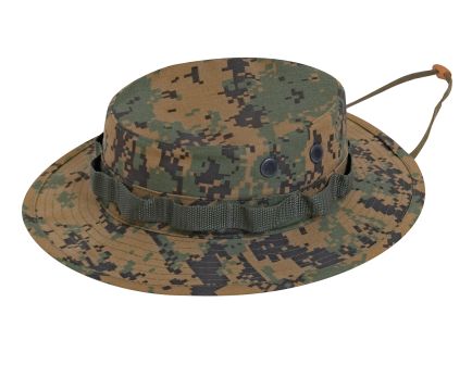 Rothco Digital Camo Boonie Hat - Woodland Digital Camo, Head Size 6 3-4