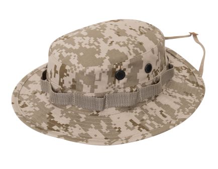 Rothco Digital Camo Boonie Hat - Desert Digital Camo, Head Size 8