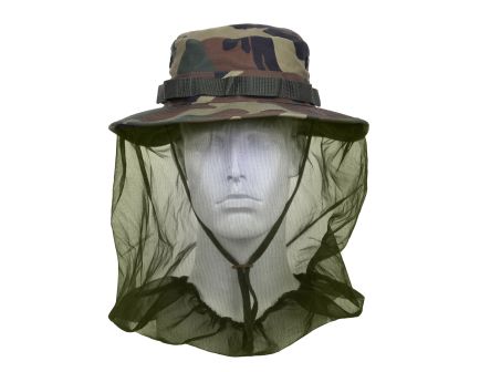 Rothco Boonie Hat With Mosquito Netting - Woodland Camo, Head Size 8