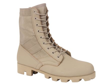 Rothco Jungle Boots - 8 Inch, Desert Tan, Regular, Shoe Size 12