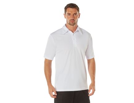 Rothco Tactical Performance Polo Shirt - White, 3X-Large