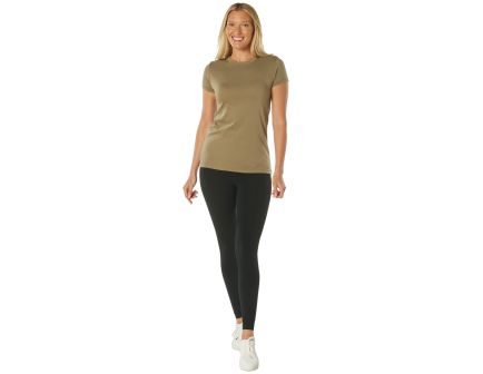 Rothco Womens Longer T-Shirt - Coyote Brown, 2X-Large