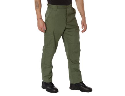Rothco Rip-Stop Bdu Pants - Olive Drab, Large - Long