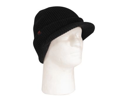 Rothco Watch Cap With Brim - Black