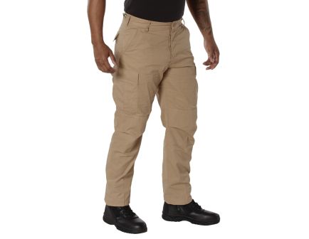 Rothco Rip-Stop Bdu Pants - Khaki, Small - Long