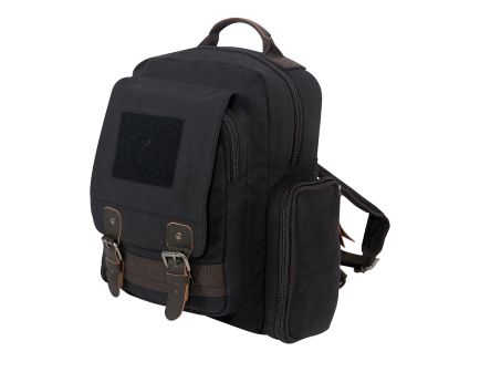 Rothco Vintage Canvas Sling Backpack - Black