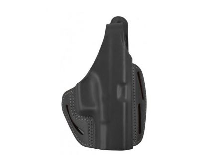 Blackhawk! 3-Slot Leather Pancake RH Holster Glock 26/27/33, Black - 420005BK-R