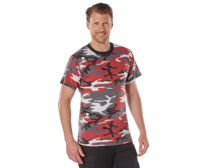 Rothco Camo T-Shirt - Red Camo, 3X-Large