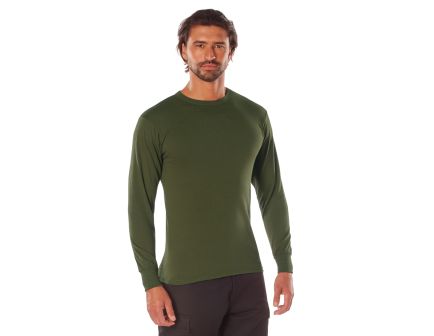 Rothco Long Sleeve Solid T-Shirt - Olive Drab, 2X-Large