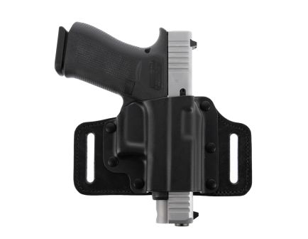 Galco Tacslide Glock G20/G21/G29/G30 OWB Holster RH - Black Kydex/Leather, Premium Protection and Comfort - TS228B