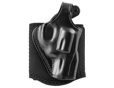 Galco Ankle Glove Holster RH, Black Leather, S&W J Frame/Charter Arms Undercover - AG160B