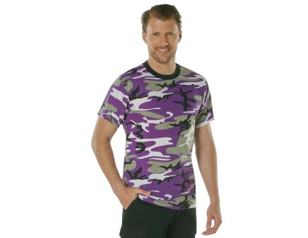 Rothco Camo T-Shirt - Ultra Violet Camo, 3X-Large