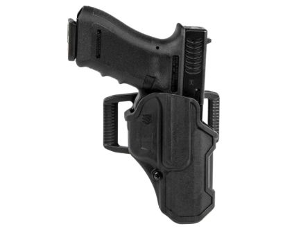 Blackhawk T Series L2C Beretta M9/92FS/92X/92A1/M9A1/M9A3/M9A4 OWB Holster RH - Black Polymer, Secure Design for Reliable Carry - 410704BKR