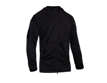 Rothco Concealed Carry Zippered Hoodie - Black, X-Large