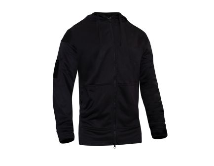Rothco Concealed Carry Zippered Hoodie - Black, Large