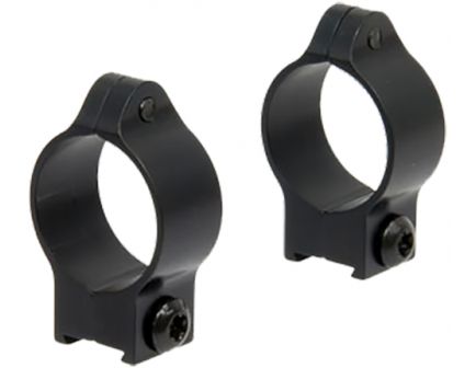 Browning X-Bolt 1 inch Standard Aircraft Grade Steel Alloy Lightweight High Strength 2-Piece Scope Ring, Matte Black - 12365