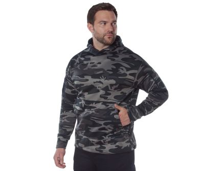 Rothco Concealed Carry Hoodie - Black Camo, 4X-Large