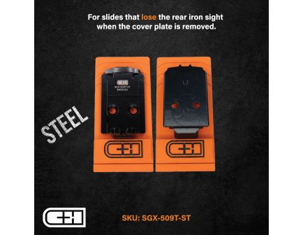 C&H Precision Optic Plate -320 X-FIVE TO HOLO 509T- SGX-509T-ST