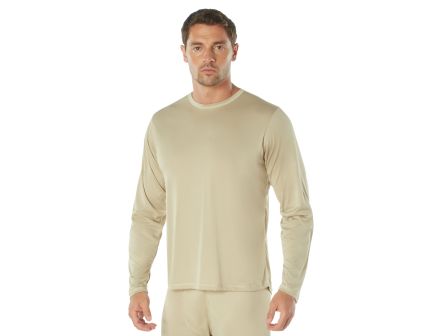 Rothco Gen III Silk Weight Underwear Top - Desert Sand, 2X-Large