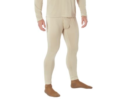 Rothco Ecwcs Gen III Silk Weight Bottoms - Desert Sand, Large