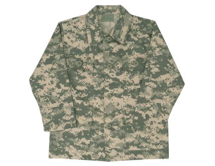 Rothco Kids Camo Bdu Shirt - Acu Digital Camo, Xx-Small