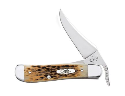 Case RussLock Pocket Folding Knife, Amber - 00260