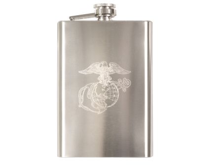 Rothco Engraved Usmc Stainless Steel Flask