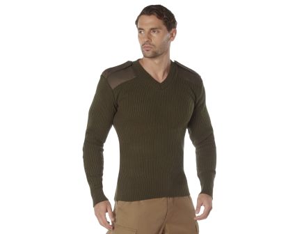 Rothco G.I. Style Acrylic V-Neck Sweater - Olive Drab, X-Large