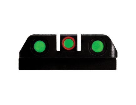 Hiviz LiteWave H3 Tritium/Fiber Optic Sight Set Front/Rear, Green/Orange/Green