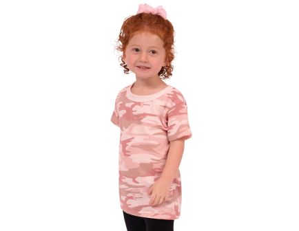 Rothco Kids Camo T-Shirt - Baby Pink Camo, X-Small