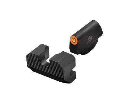 XS Sights Minimalist Night Sight Set - Front/Rear with Orange/Orange for Precision - SW-M001S-4N