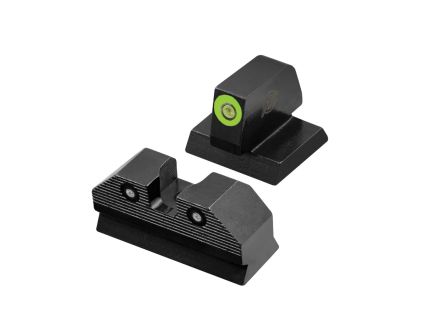 XS Sights R3D 2.0 Night Sight Set - Front/Rear Green/Green Illuminated Sights for Accurate Targeting - MR-R201S-6G